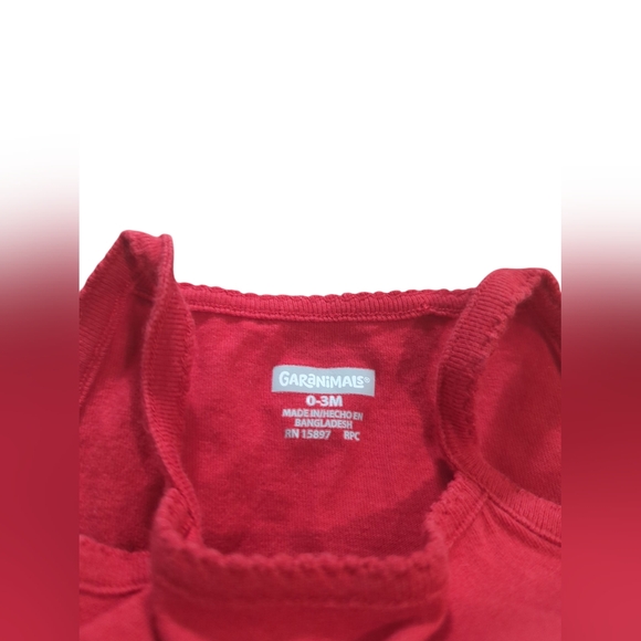 Garanimals Red I Make Cute Look So Easy Bodysuit Size 0-3 Months. - Picture 2 of 4